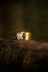 Brass cowry belt