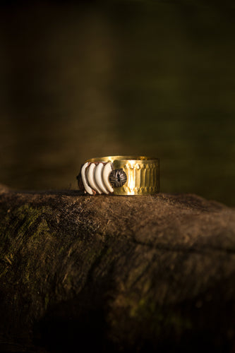 Brass cowry belt