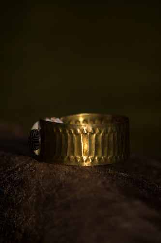 Brass cowry belt