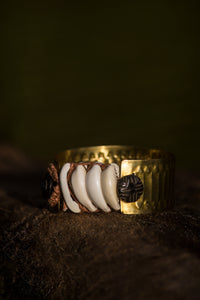 Brass cowry belt
