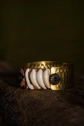 Brass cowry belt