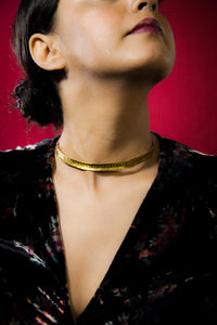 Bark - Dinted choker set