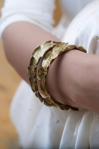 Bark Cuff Set