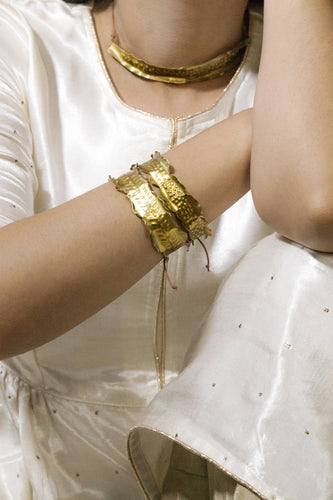 Bark Cuff Set