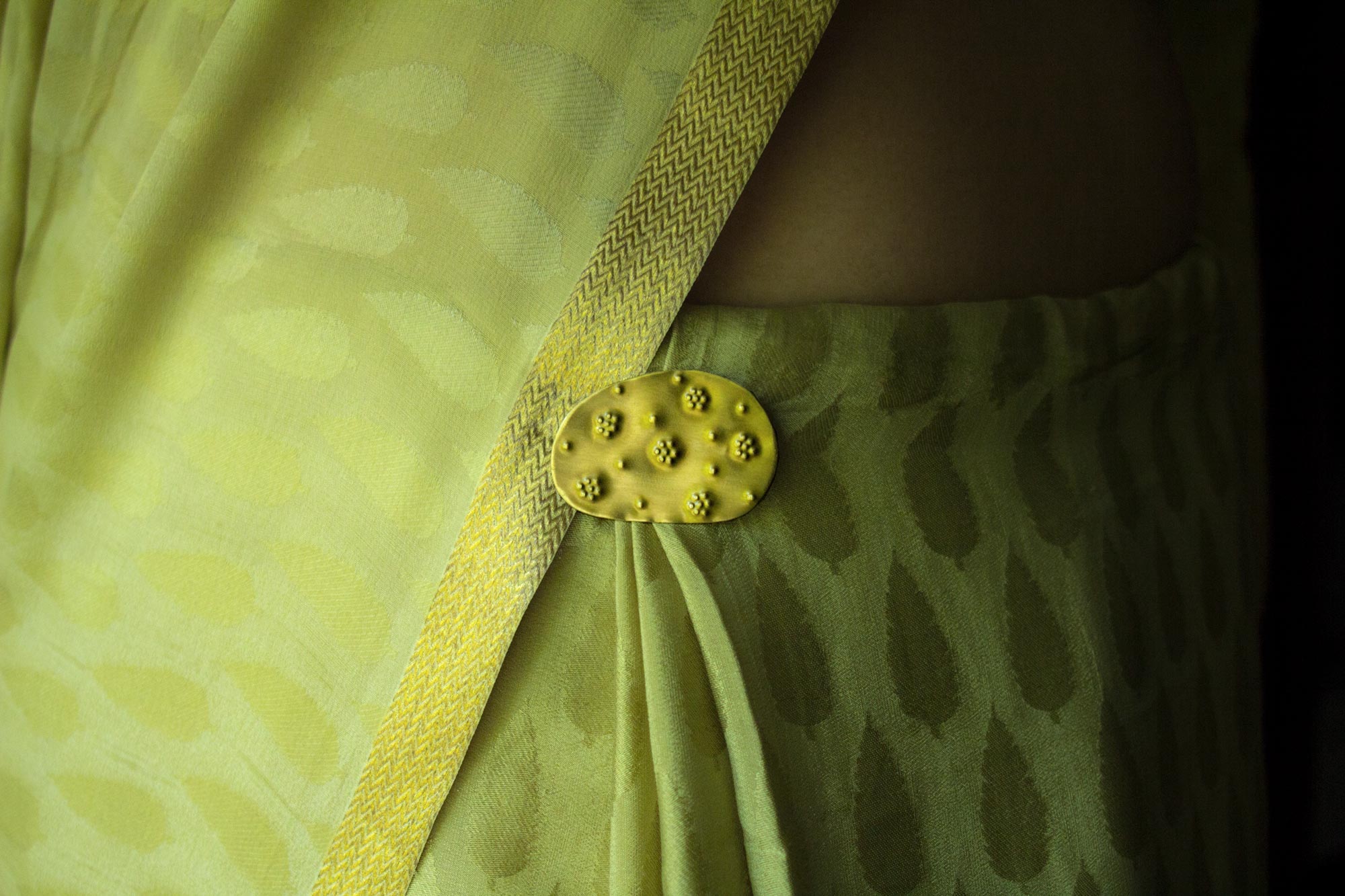 Off Oval with flower