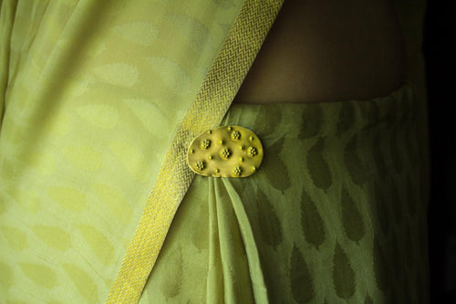 Off Oval with flower